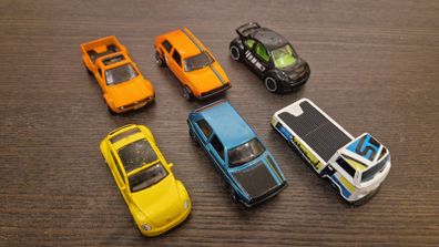 Hot Wheels Loose Bundle - Used Unboxed - Volkswagen Cars