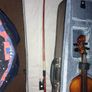 Violin, 1/16 size, for beginners, case, bow and rosin included Image 5