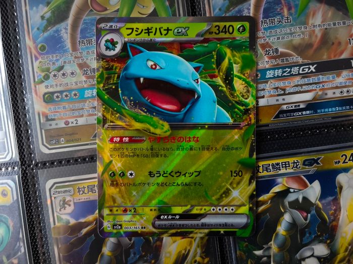 Venusaur EX ! Double Rare ! from Pokemon 151 Set ! 2023 ! Japanese Pokemon Card !