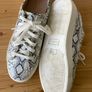 Cortefiel womens leather sneakers, uk 6.5 Image 5