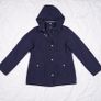 David Barry Navy Blue Hooded Casual Lightweight Jacket 14UK/42EU Image 2