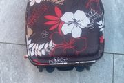 Cabin Size Floral Wheeled Suitcase / Carry-On Bag