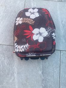 Cabin Size Floral Wheeled Suitcase / Carry-On Bag