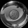 5 Pesetas silver coin from 1871, in silver bowl Image 7