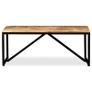 Bench Solid Mango Wood 110x35x45 cm Image 3