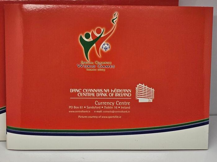 Ireland 2003 Special Olympics Wold Games Coin Set Central Bank of Ireland