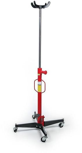 500KG Hydraulic Transmission Jack  Heavy Duty Gearbox Lift with Foot Pedal & Adjustable Height