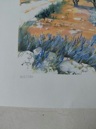 Limited edition lithograph The Shepherd by Ella Fort 305/350