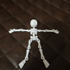3D Printed Articulated Halloween Skeleton Fidget Toy