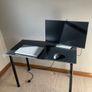 IKEA Black Study Desk Image 2