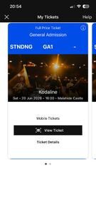 kodaline tickets
