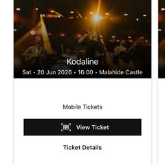 kodaline tickets