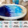 Resin Kit 380ml, Crystal Clear Epoxy Resin, Coating and Casting Resin with Foil Flakes, Resin Color Pigment, Sequins for Artwork, Jewelry Making Image 3