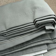 Pair of Pencil Pleat Head Curtains New W228x Drop 228 each
