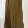Green Wide Leg Cropped Trousers Image 2