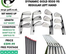 Taylormade P770 2023 Irons / 5-Pw / Dynamic Gold R300 95 Regular / Left Hand