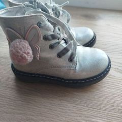 girls xti silver boots size 26