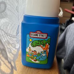 Vintage Sesame Street Thermos Roughneck Flask