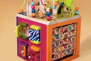 B. toys Zany Zoo Wooden Activity Cube Assortment