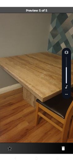 table and chairs