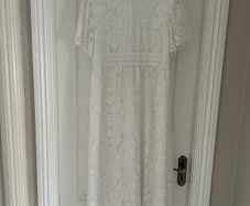 White Maternity Dress size L