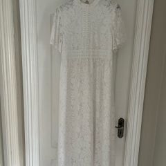 White Maternity Dress size L