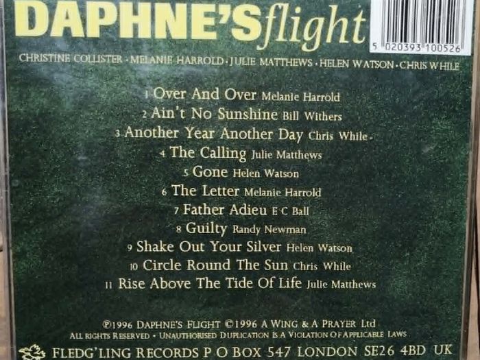 Daphne's Flight - Daphne's Flight CD