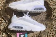 Get Chic All White Nike Air Max 2090