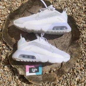 Get Chic All White Nike Air Max 2090
