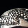 New silver vintage ring with dragon Image 7