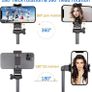 1.7 Meter/67 inch Phone Tripod Stand & Bluetooth Selfie Stick Tripod, Cellphone Tripod with Bluetooth Remote, Compatible with iPhone 14/13/12/12 pro/11/11pro/8/7 (FREE POSTAGE) Image 5