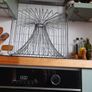 Metal wire lamp shade Image 3