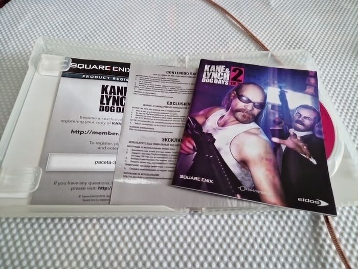 Kane & Lynch Dog Days 2 Limited Edition PlayStation3 Ps3 Games Original