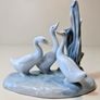 Vintage NAO by Lladro 3 Geese in Reeds Porcelain Figurine Spain Image 3