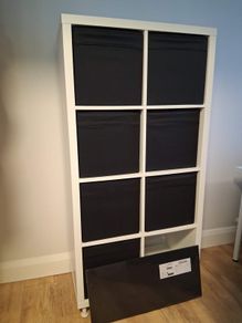KALLAX Storage with 8 boxes