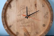 Hand made wall clock