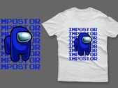 Blue imposter among us t-shirt impostor t-shirt