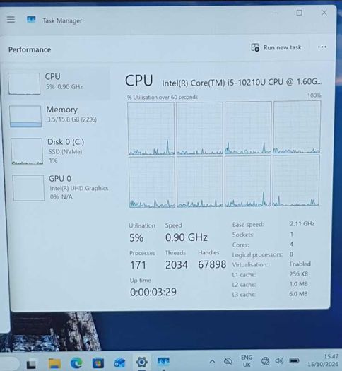 HP ProBook 430 G7 Laptop | Core i5-10210U | 16GB RAM | 256GB NVMe SSD | Windows 11 Pro