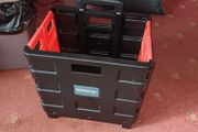two wheel trolley Box.ideal for shopping.etc.