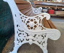 Cast iron Garden Bench 5' long