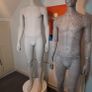 2x male mannequin + 2 basestands = 400 or no . Or just one male mannequin for 100 eu no base stand. Also have 1 female but abit damage on the back for 80 eu no base stand . Image 2