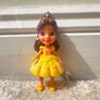 Disney Princess Posable Mini Belle Princess Doll approx. 9 cm. Used Please see photos Image 10