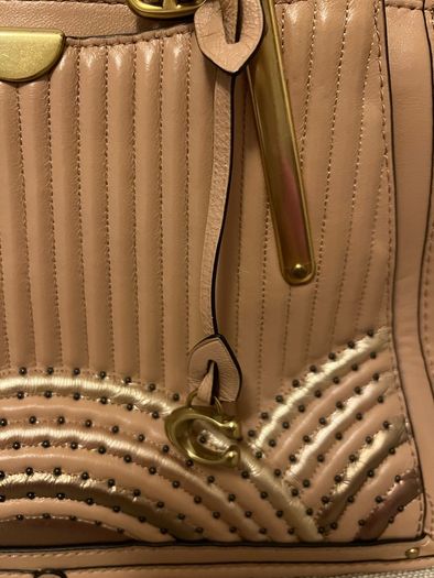 Coach nude bag