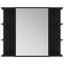 3 Piece Bathroom Furniture Set Black Image 6