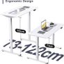 SALE Electric Standing Desk Height Adjustable Standing Desk 100 x 60 cm, Stand Up Desk for Kids and Adults, Sit Stand Desk Adjustable Height Desk for Home Office (FREE SHIPPING) Image 3