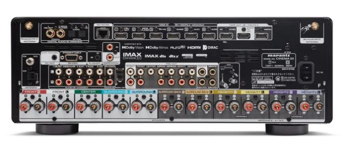 Marantz Cinema 50 9.4 Channel AV Receiver Silver-Gold Edition