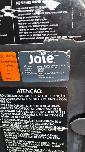 Joie car seat group 0/1/2