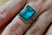 Sterling Silver Ring - Size P - Stamped for Silver (S33)