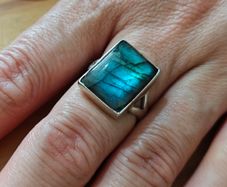 Sterling Silver Ring - Size P - Stamped for Silver (S33)