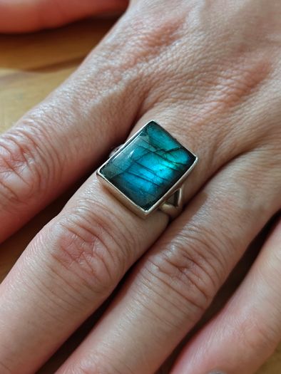 Sterling Silver Ring - Size P - Stamped for Silver (S33)
